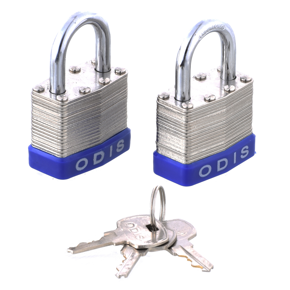 PACK ODIS 2 CANDADOS LAMINADOS 50 MM ACERO ZINCADO - 3