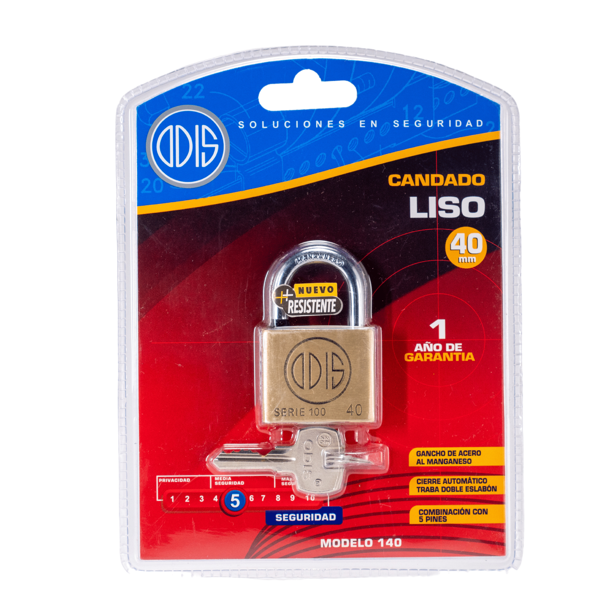 CANDADO ODIS 140 40MM - 6