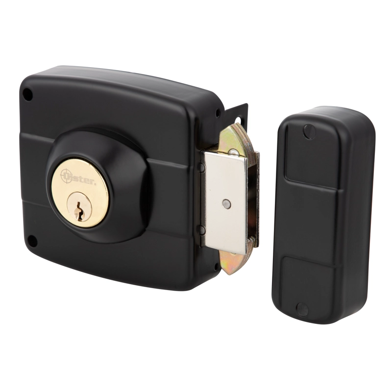 CERRADURA SOBREPONER OISTER 112 CAJA METÁLICA NEGRO - 4