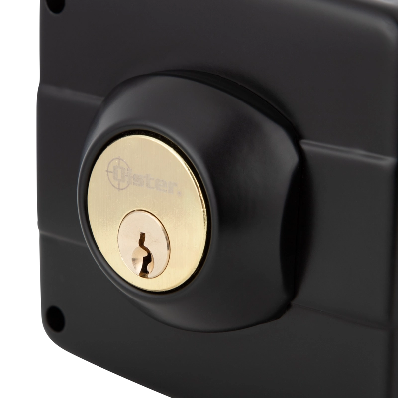 CERRADURA SOBREPONER OISTER 112 CAJA METÁLICA NEGRO - 5
