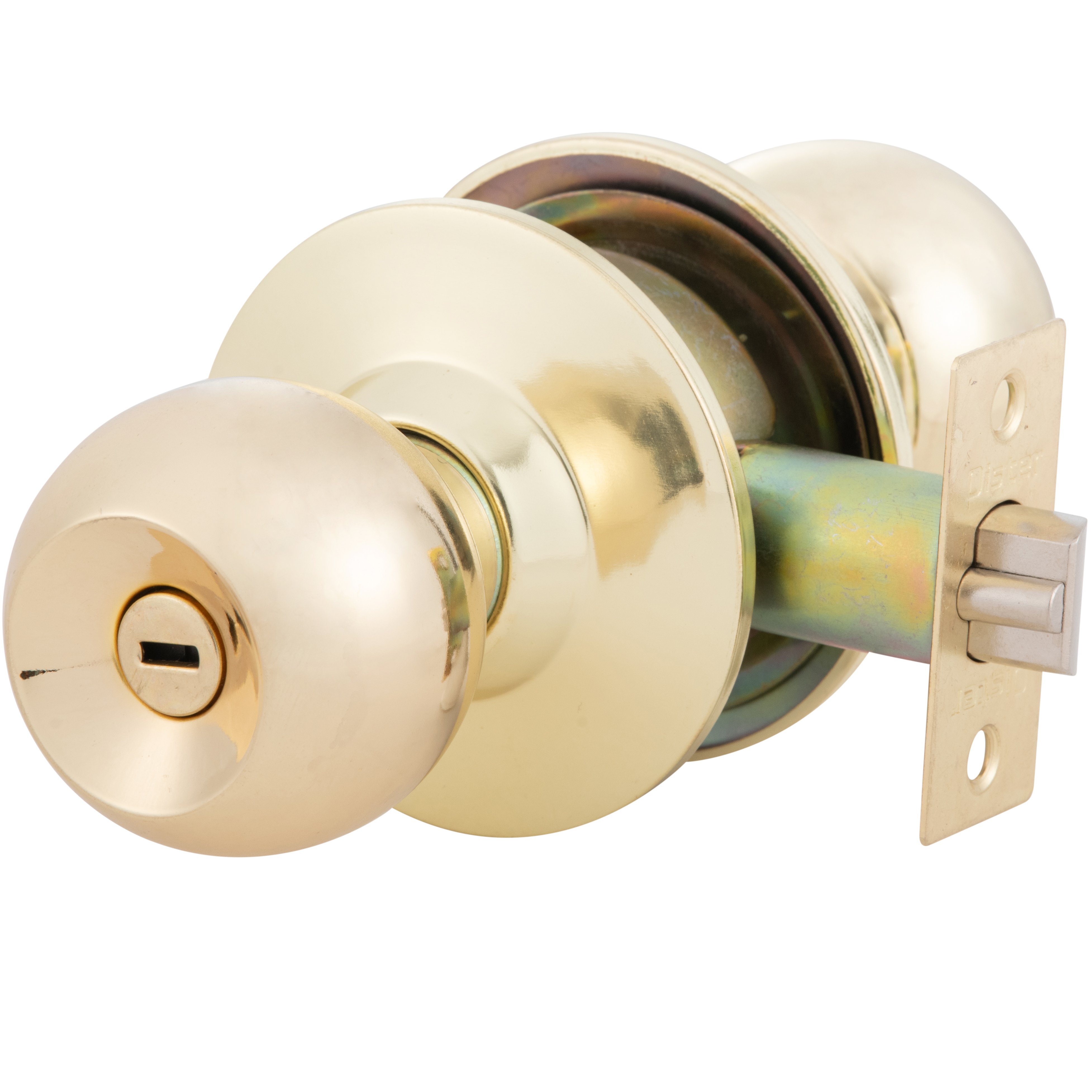 CERRADURA CILÍNDRICA OISTER 101 BAÑO BRONCE PULIDO - 1