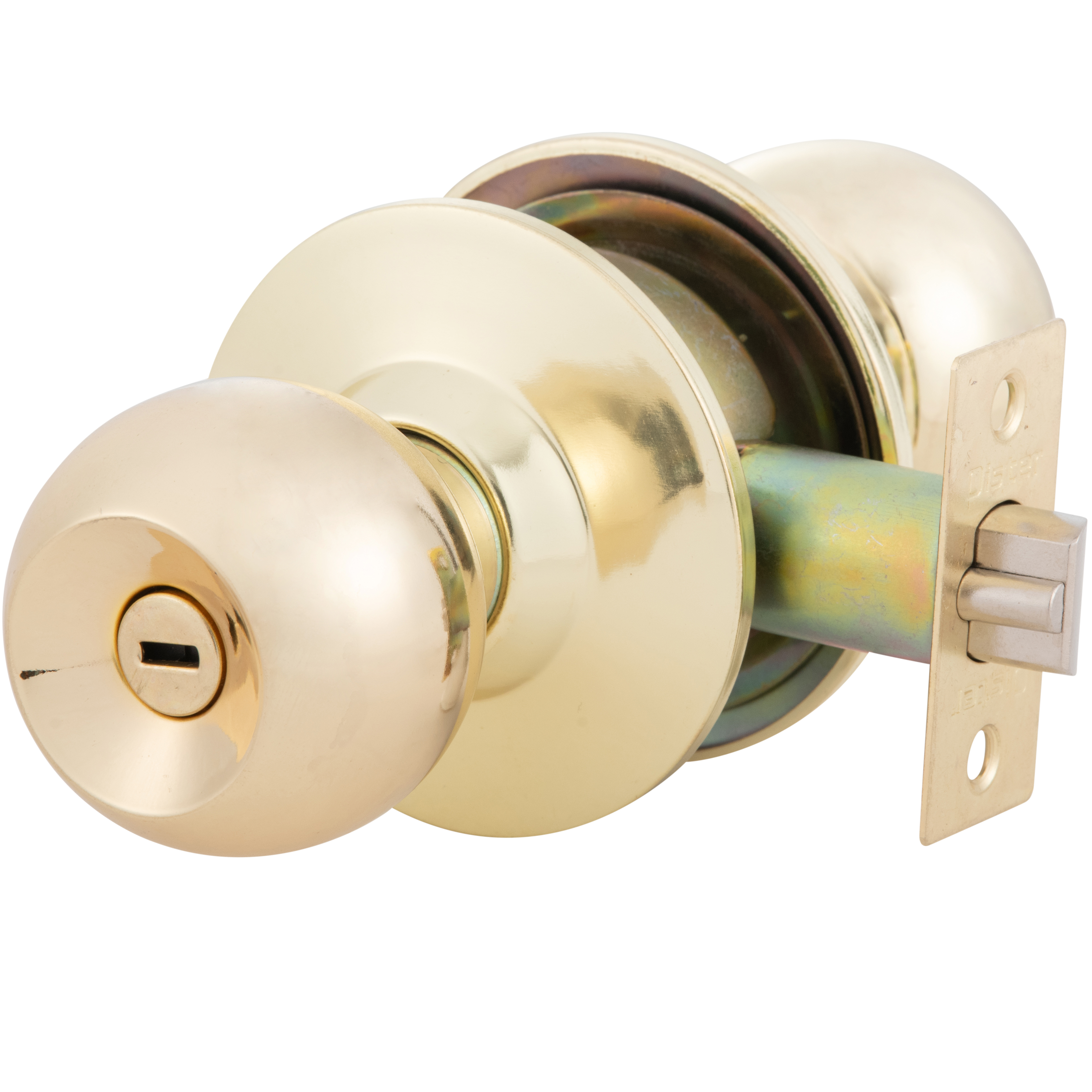 CERRADURA CILÍNDRICA OISTER 101 BAÑO BRONCE PULIDO - 2
