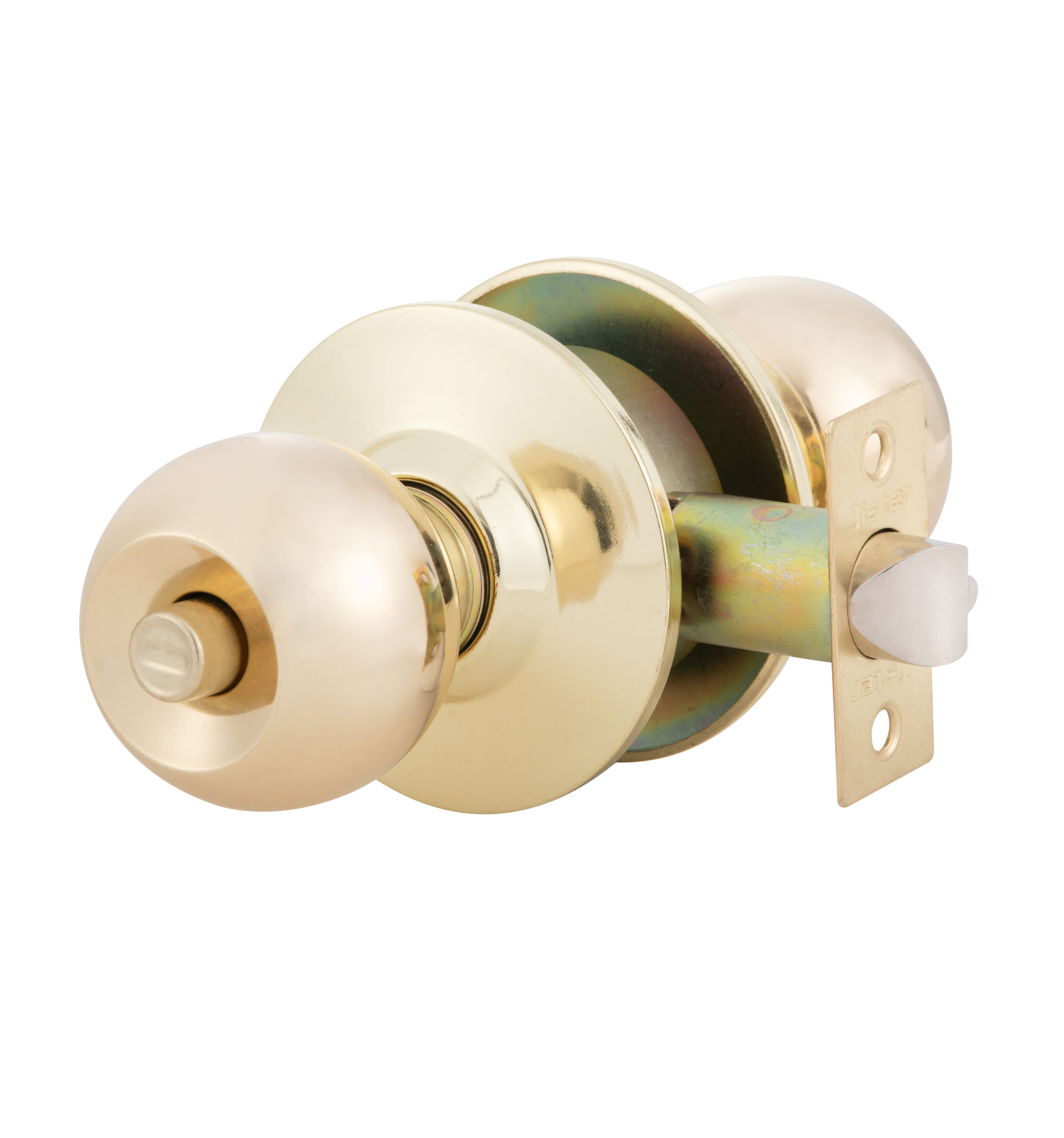 CERRADURA CILÍNDRICA OISTER 101 BAÑO BRONCE PULIDO - 3