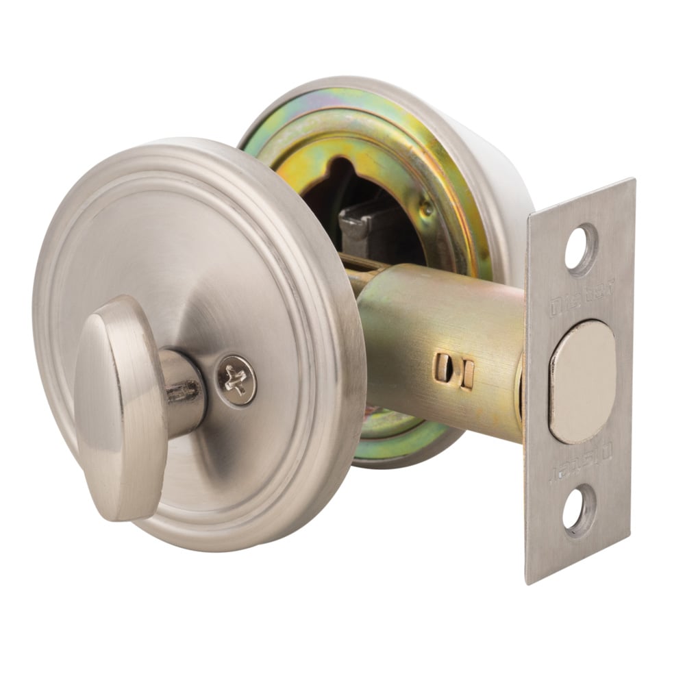 CERROJO OISTER TUBULAR 103 LLAVE-SEGURO PLATA - 1
