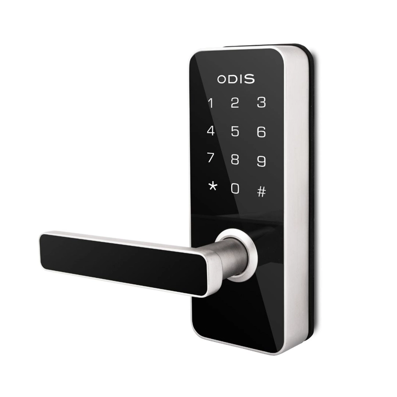 CERRADURA ODIS DIGITAL 7700 CON PICAPORTE MANILLA REVERSIBLE - PLATA - 1