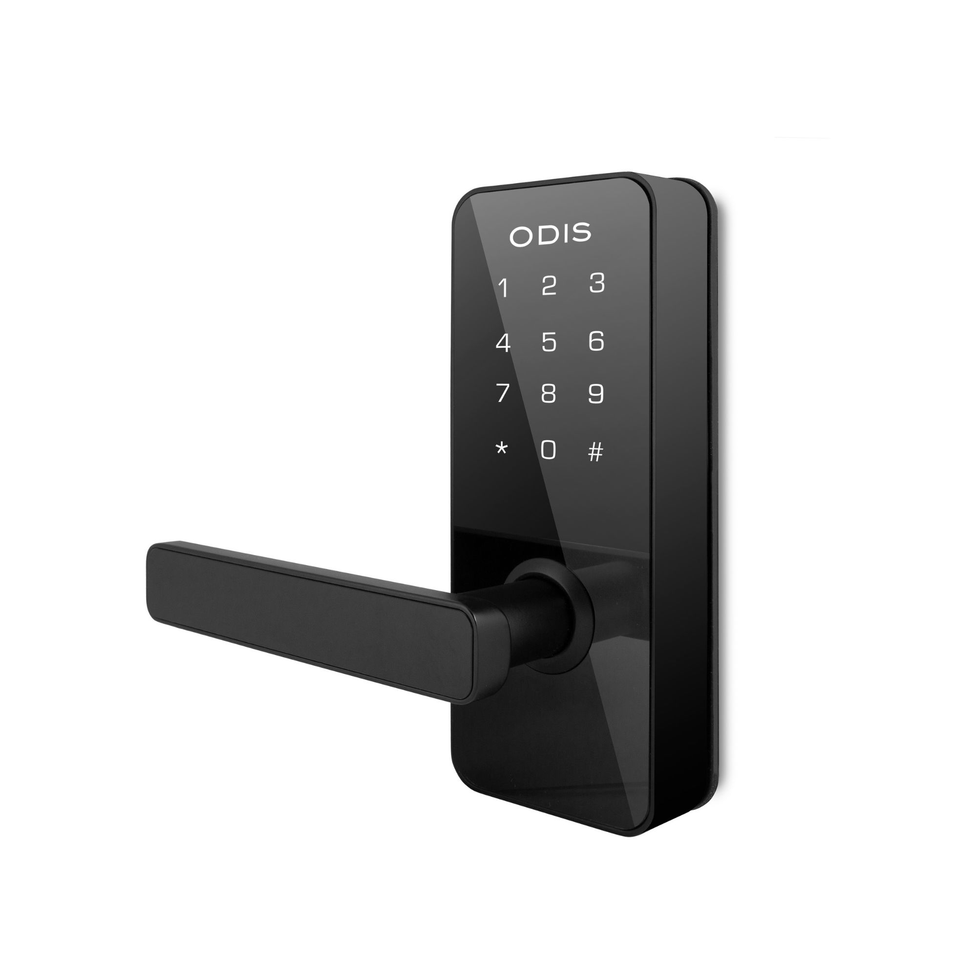 CERRADURA ODIS DIGITAL 7700 CON PICAPORTE MANILLA REVERSIBLE - NEGRO - 7