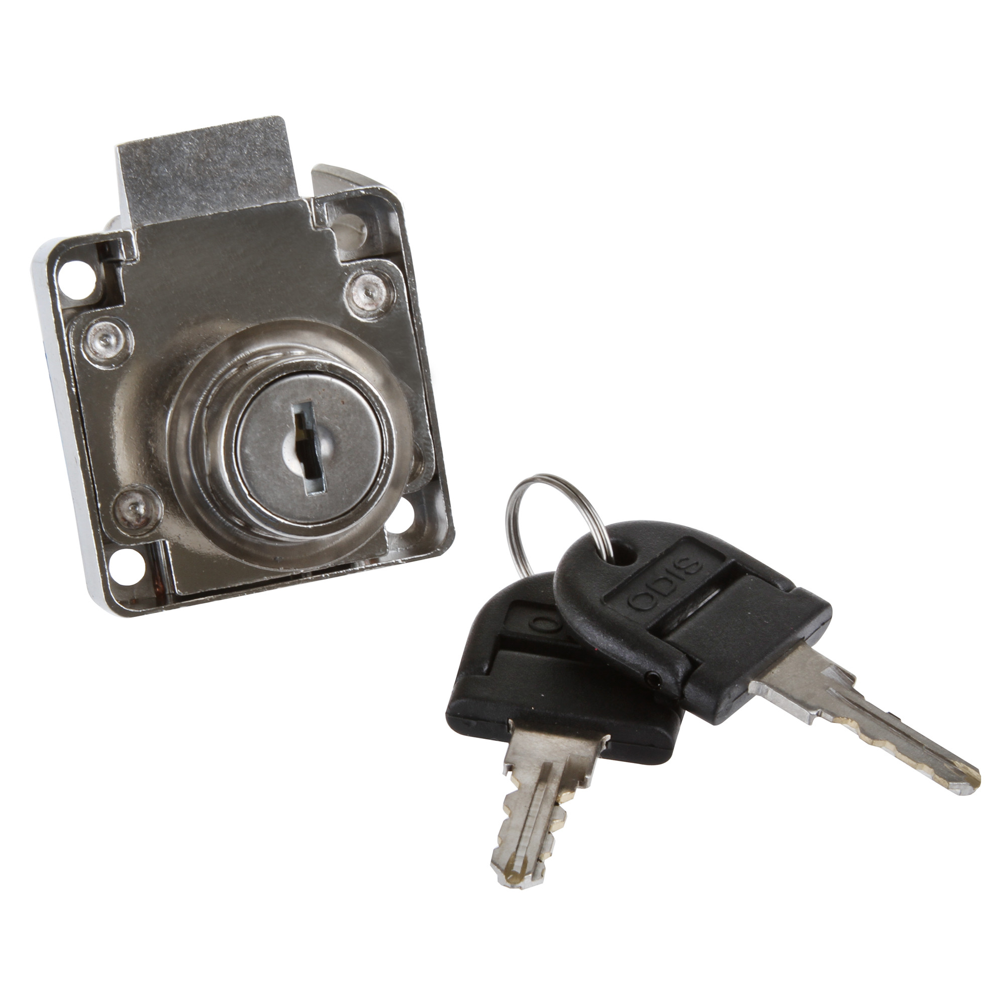 CERRADURA ODIS MUEBLES CAJONES 2239-1922 PLATA - 1