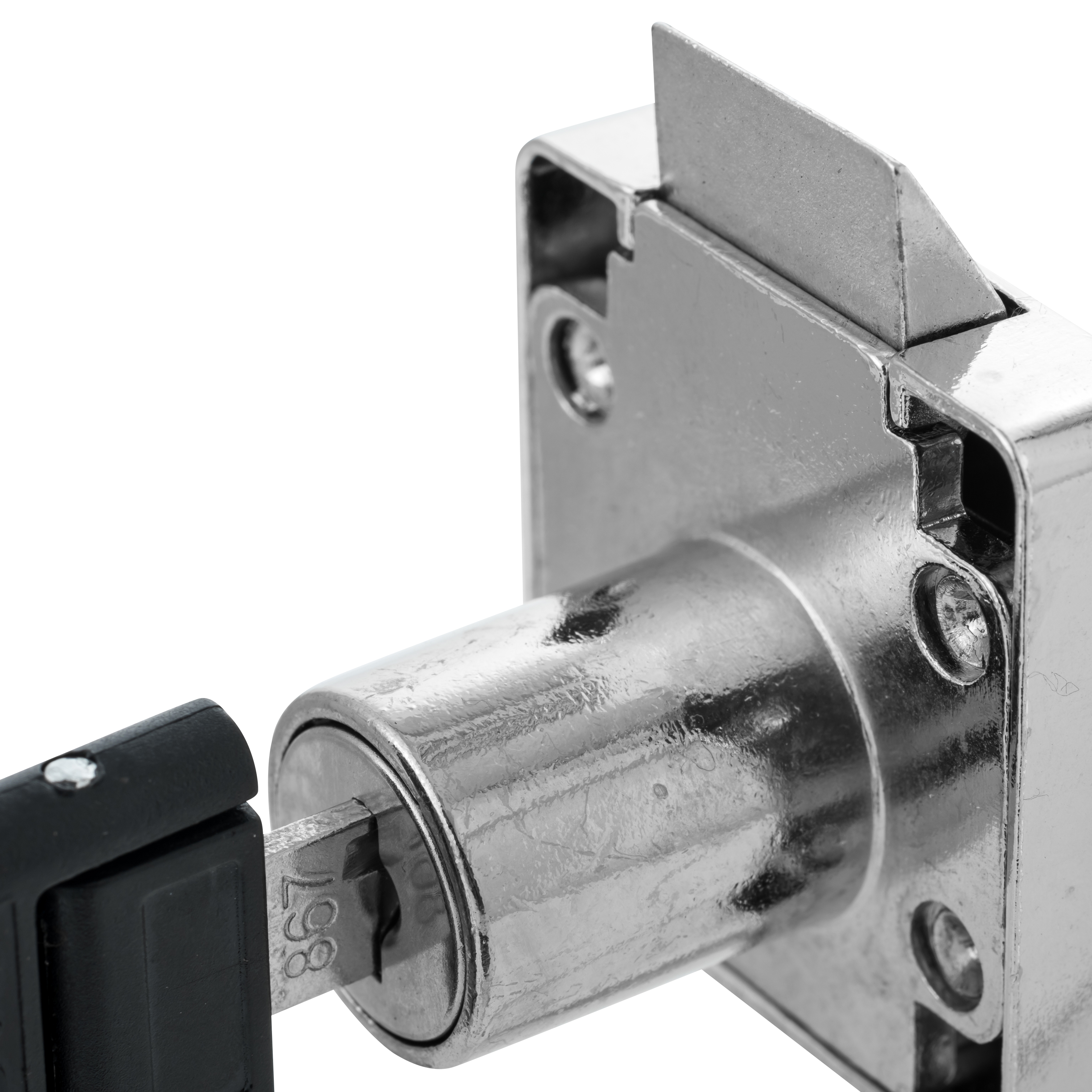 CERRADURA ODIS MUEBLES CAJONES 2239-1922 PLATA - 4