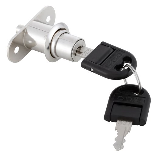 CERRADURA ODIS MUEBLES CORREDERA 2460-1924 PLATA - 6