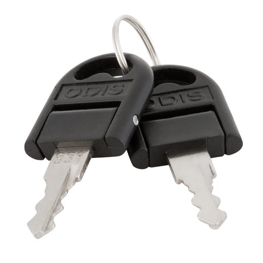CERRADURA ODIS MUEBLES CORREDERA 2460-1924 PLATA - 7