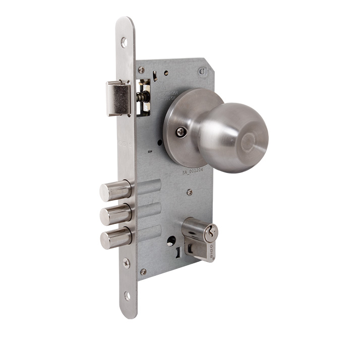 CERRADURA ODIS EMBUTIR 201 POMO ACCESO - PLATA - 2