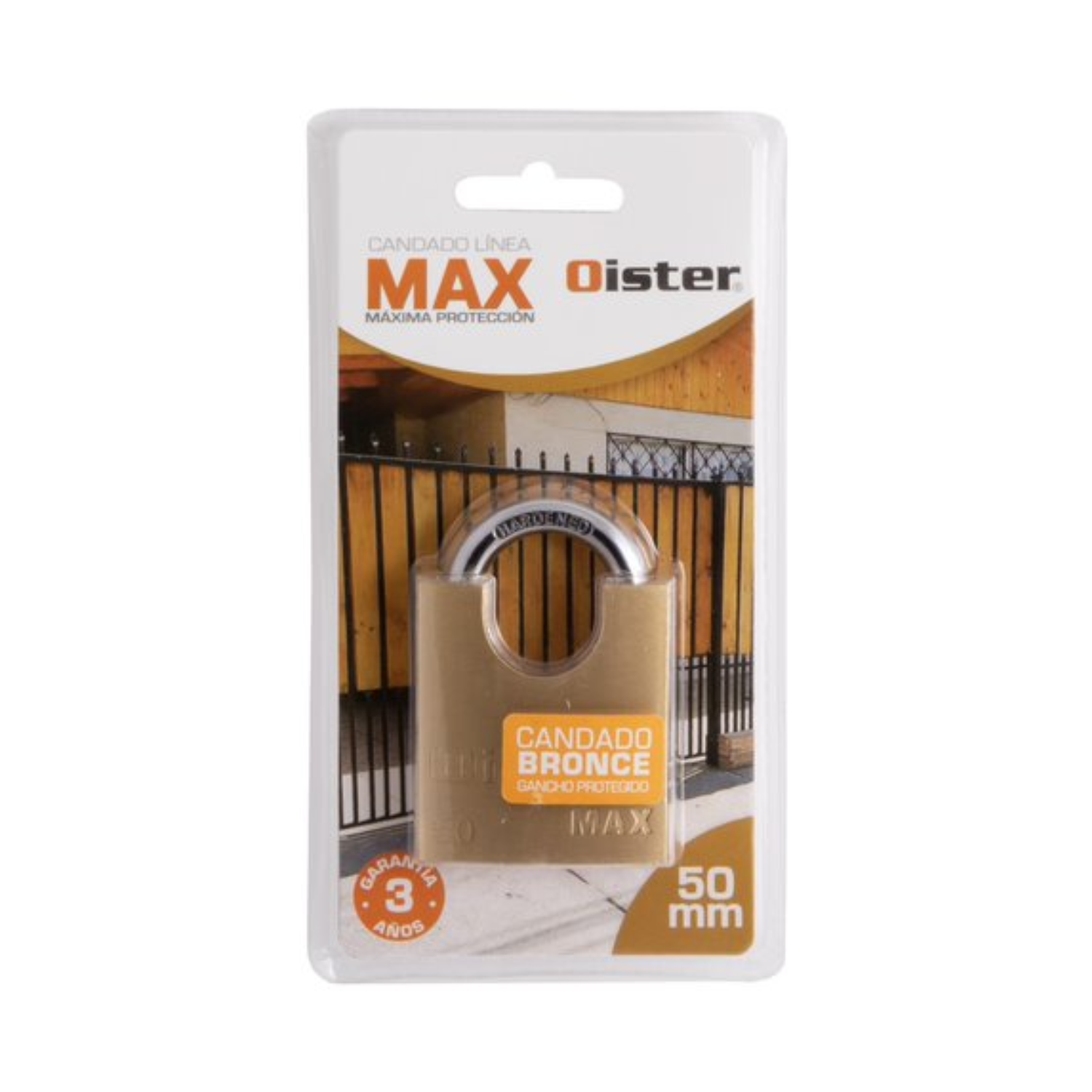 CANDADO OISTER MAX CON HOMBROS 50MM - 4