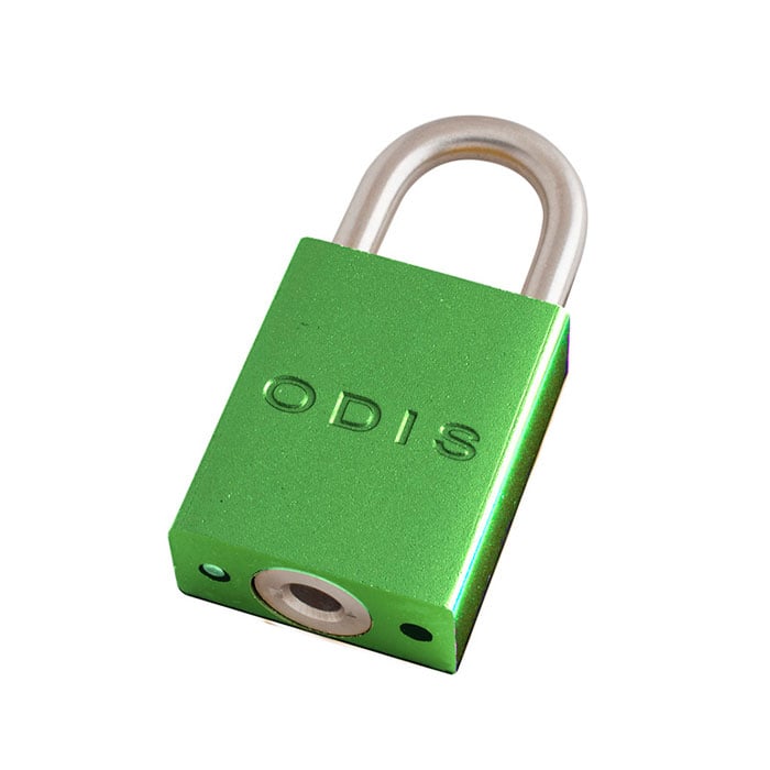 CANDADO ODIS BLOQUEO ALUMINIO 38 MM VERDE - 2