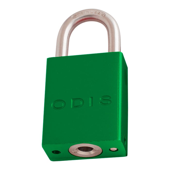 CANDADO ODIS BLOQUEO ALUMINIO 38 MM VERDE - 3