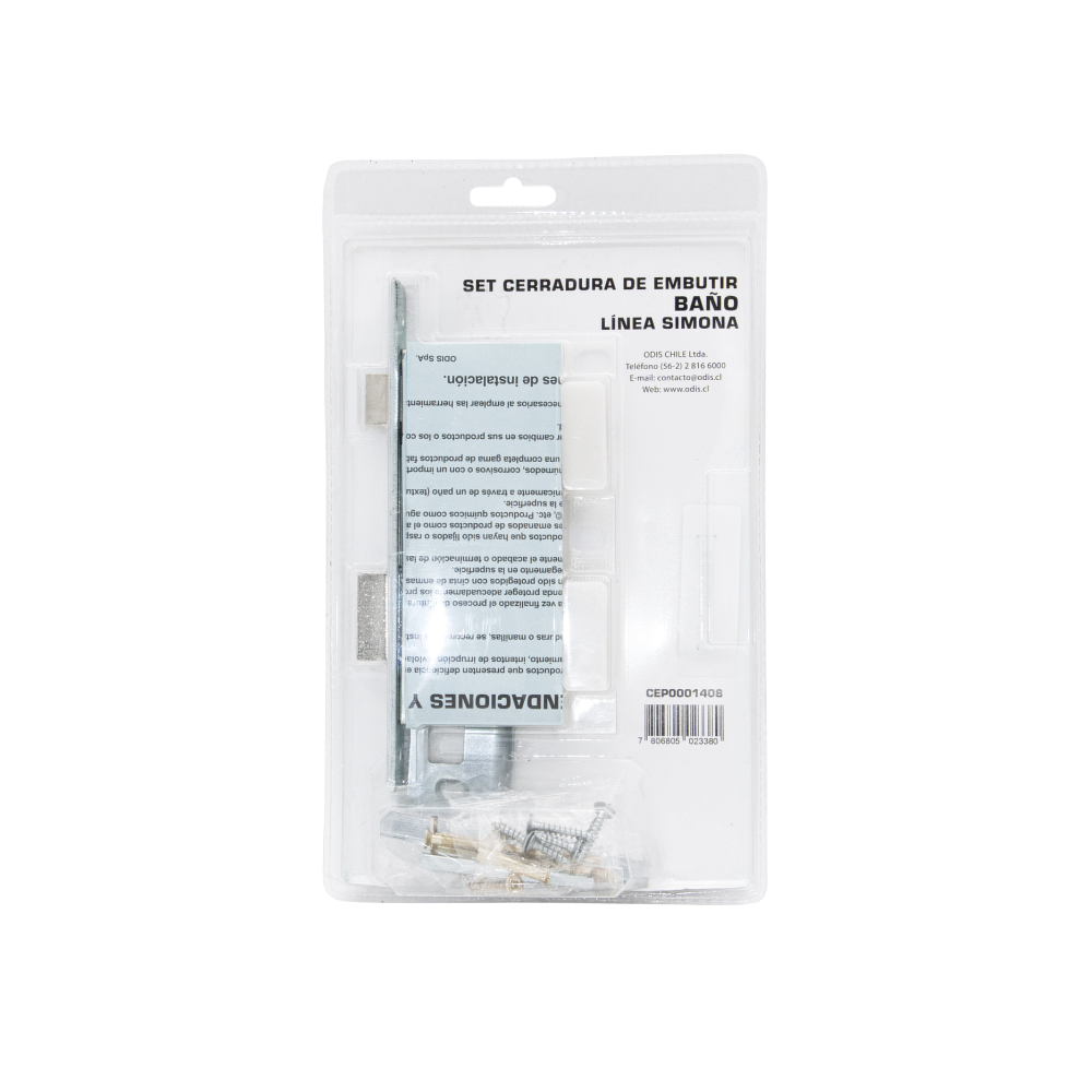 CERRADURA ODIS EMBUTIR SIMONA 7040 BAÑO - BRONCE - 6