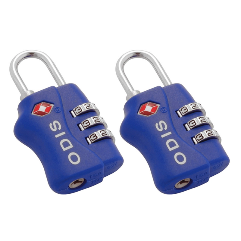 PACK VIAJERO: 2 CANDADOS ODIS TSA MALETA VIAJE - AZUL - 5