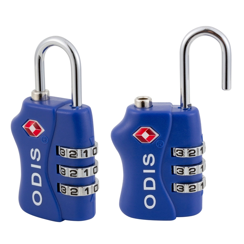 PACK VIAJERO: 2 CANDADOS ODIS TSA MALETA VIAJE - AZUL - 6