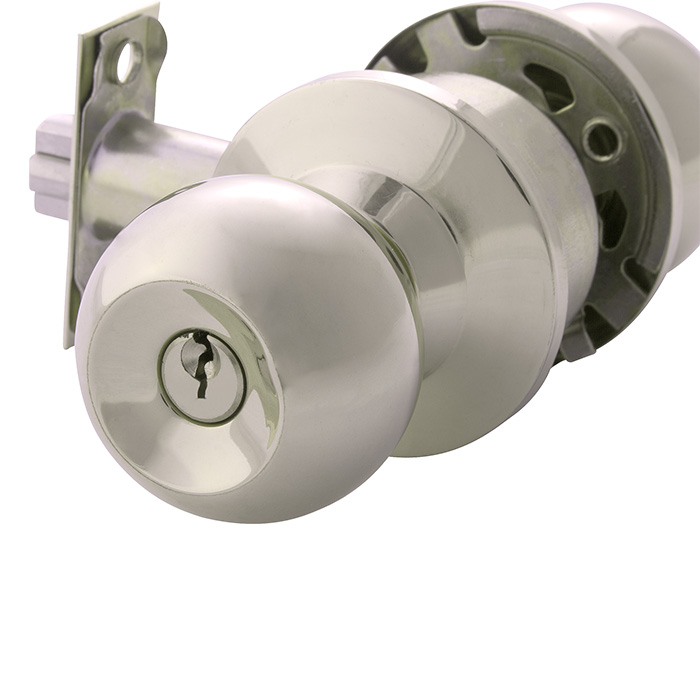 CERRADURA ODIS CILÍNDRICA 201 ACCESO PICAPORTE 70 MM (RF-30) PLATA. - 2