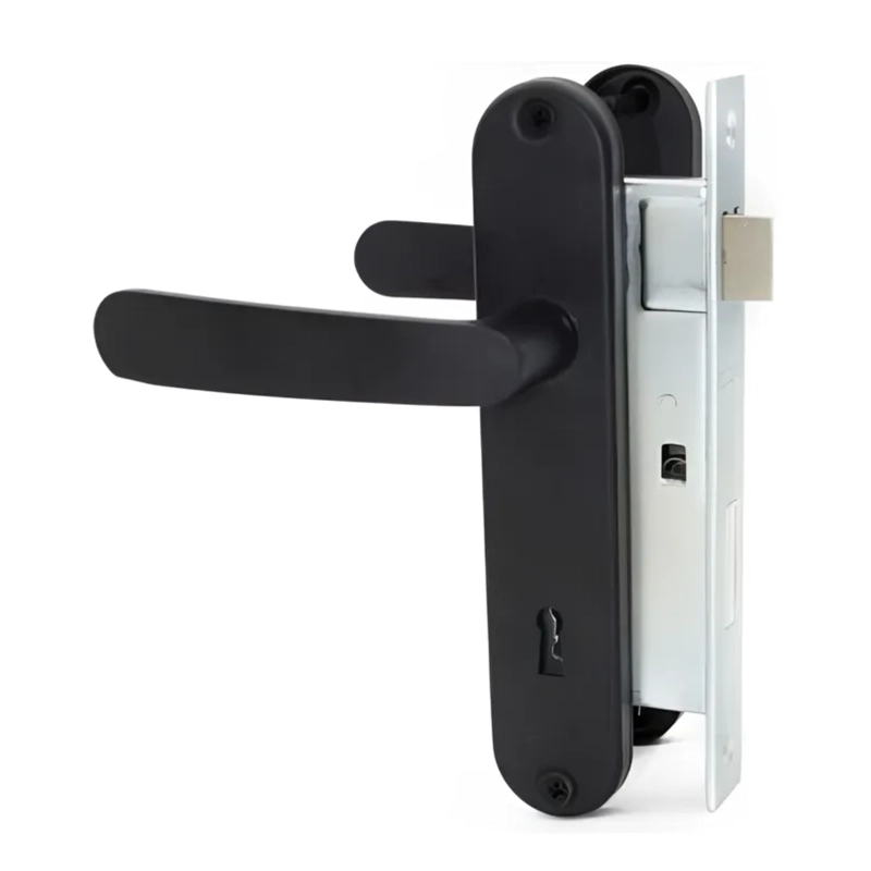 CERRADURA ODIS EMBUTIR SIMONA 7040 DORMITORIO - NEGRO - 2