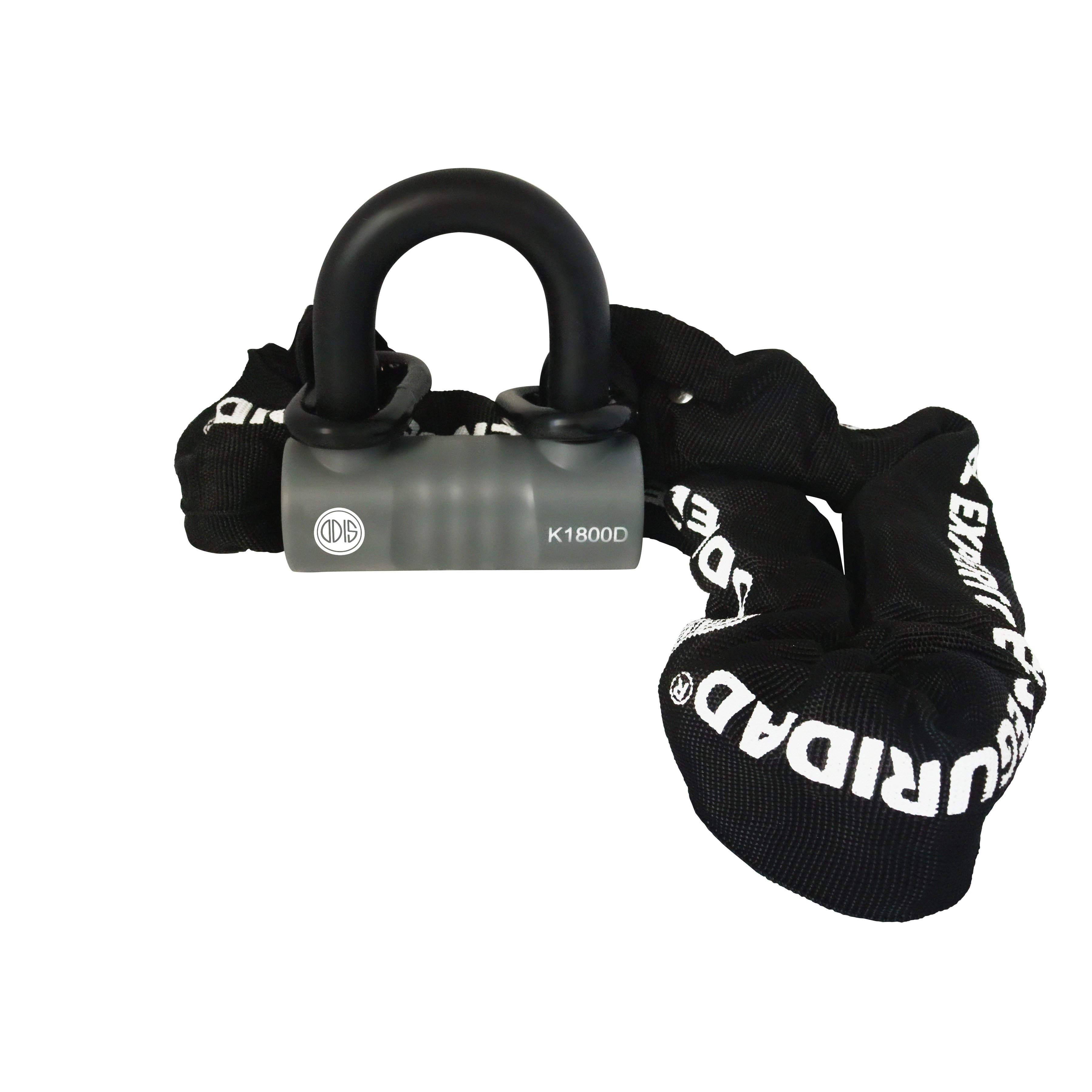 CANDADO ODIS BICICLETA U LOCK K1800D CON CADENA 10 MM X 1.1 M LLAVE DISCO - 3