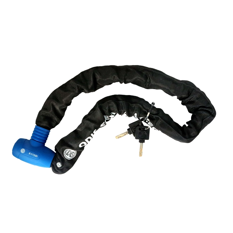 CANDADO ODIS BICICLETA CADENA INTEGRADA 9.5 MMX1M LLAVE MAPA - 1