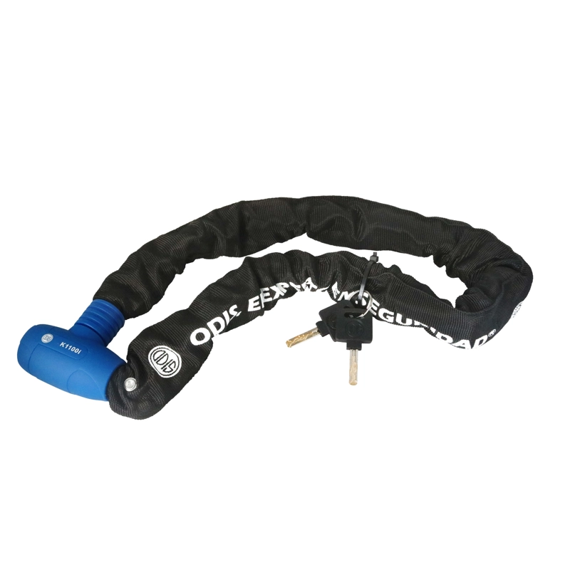CANDADO ODIS BICICLETA CADENA INTEGRADA 9.5 MMX1M LLAVE MAPA - 2