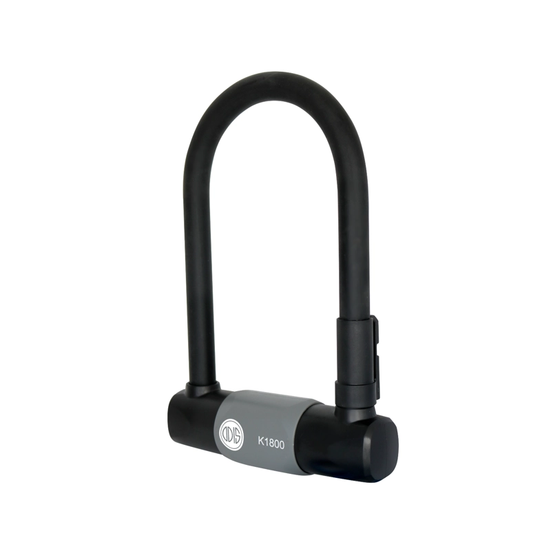 CANDADO ODIS PARA BICICLETA U LOCK K1800 18X186 MM GRAFITO LLAVE DISCO - 4