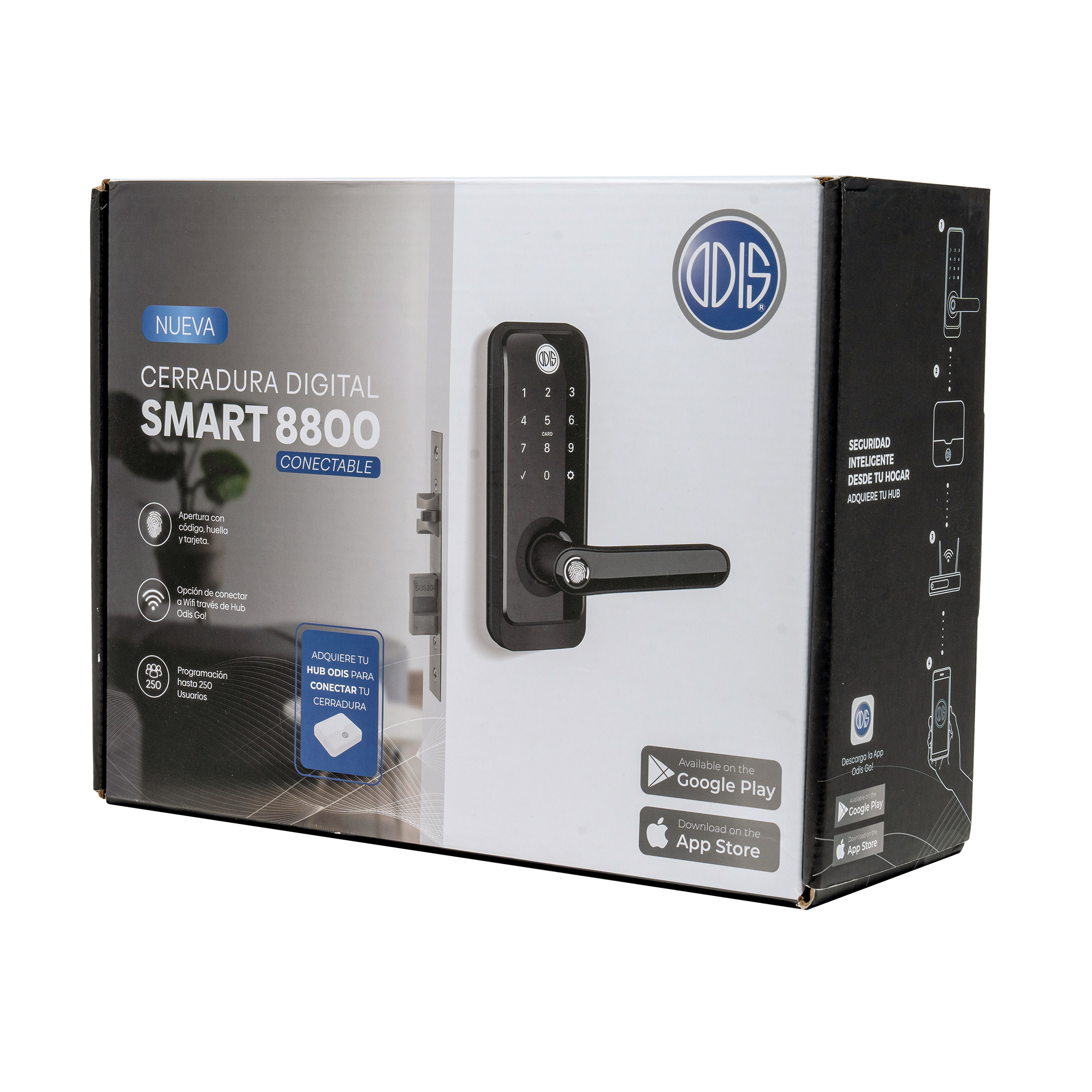 CERRADURA ODIS DIGITAL INTELIGENTE CON CONEXIÓN WIFI GO! 8800 - 6