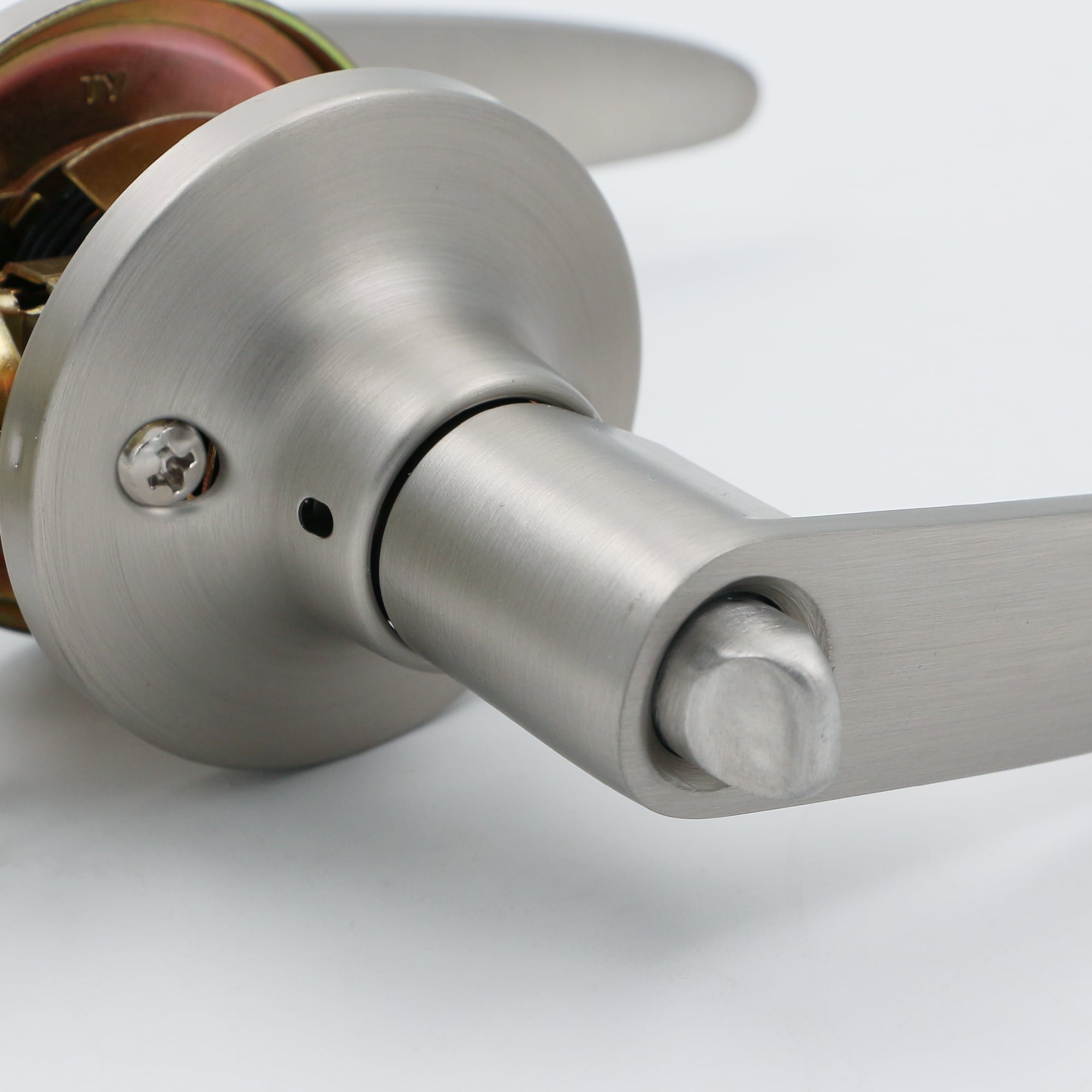 CERRADURA TUBULAR CON MANILLA ODIS 203 BAÑO - PLATA - 4