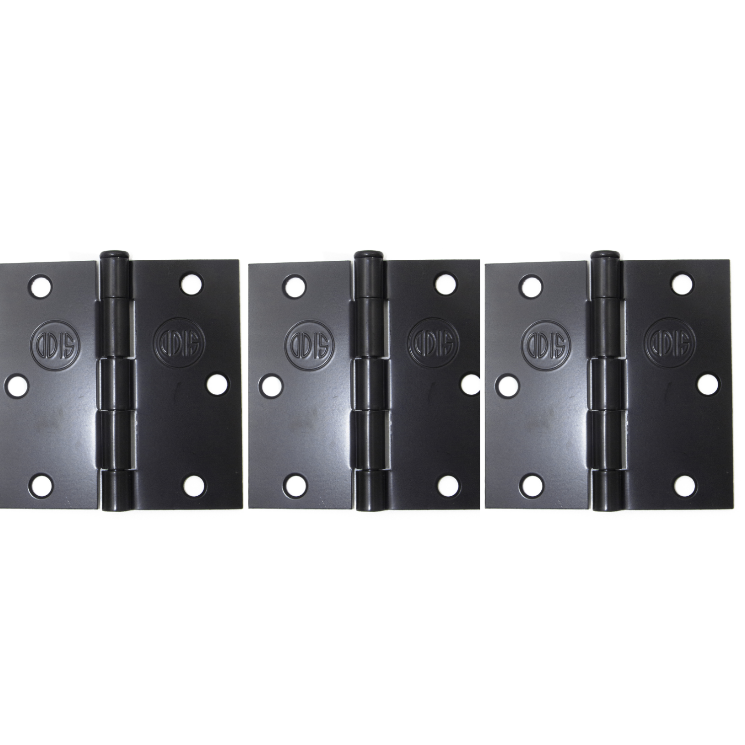 PACK X3 ODIS BISAGRA ACERO 3.5” X 3.5”X 2.0 MM C RECTO NEGRO - 6
