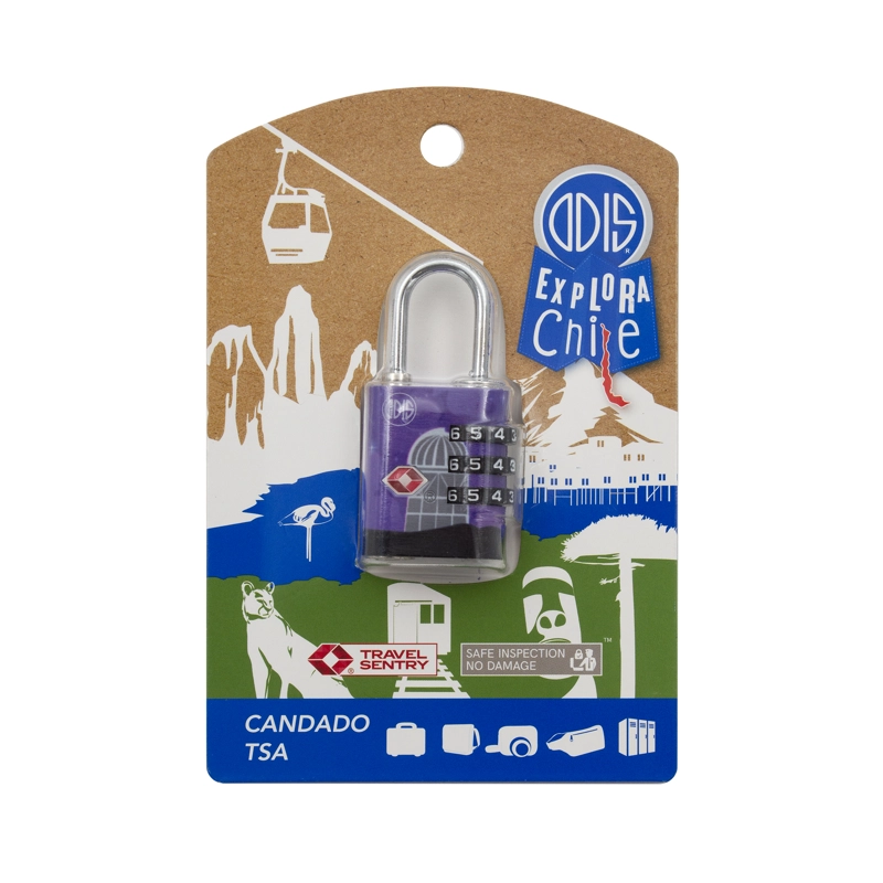CANDADO ODIS TSA VIAJE MALETA 30MM CON CLAVE - VALLE DEL EQUI - 6
