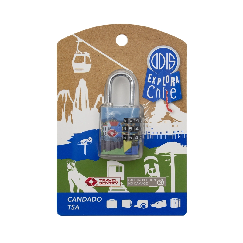 CANDADO ODIS TSA VIAJE MALETA 30MM CON CLAVE - VALPARAISO - 5