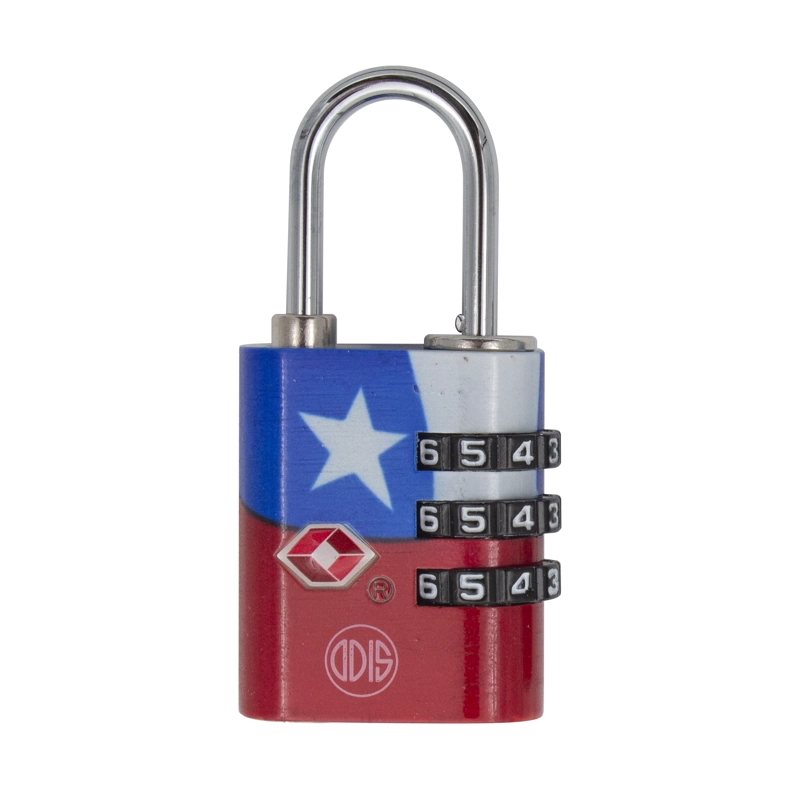CANDADO ODIS TSA VIAJE MALETA  30MM COMBINACION LINEA EXPLORA - CHILE