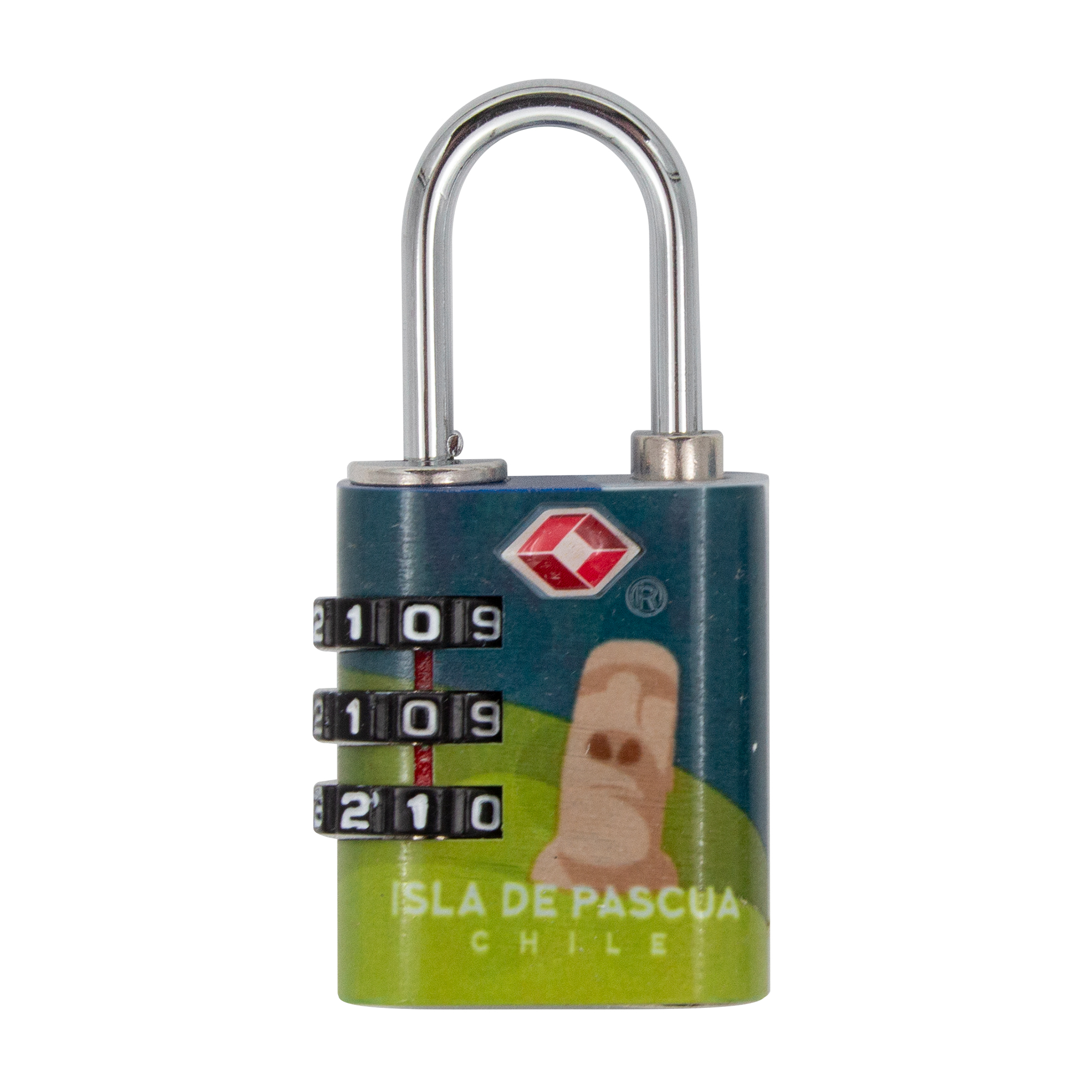 CANDADO ODIS TSA VIAJE MALETA 30MM COMBINACION LINEA EXPLORA - ISLA DE PASCUA - 2