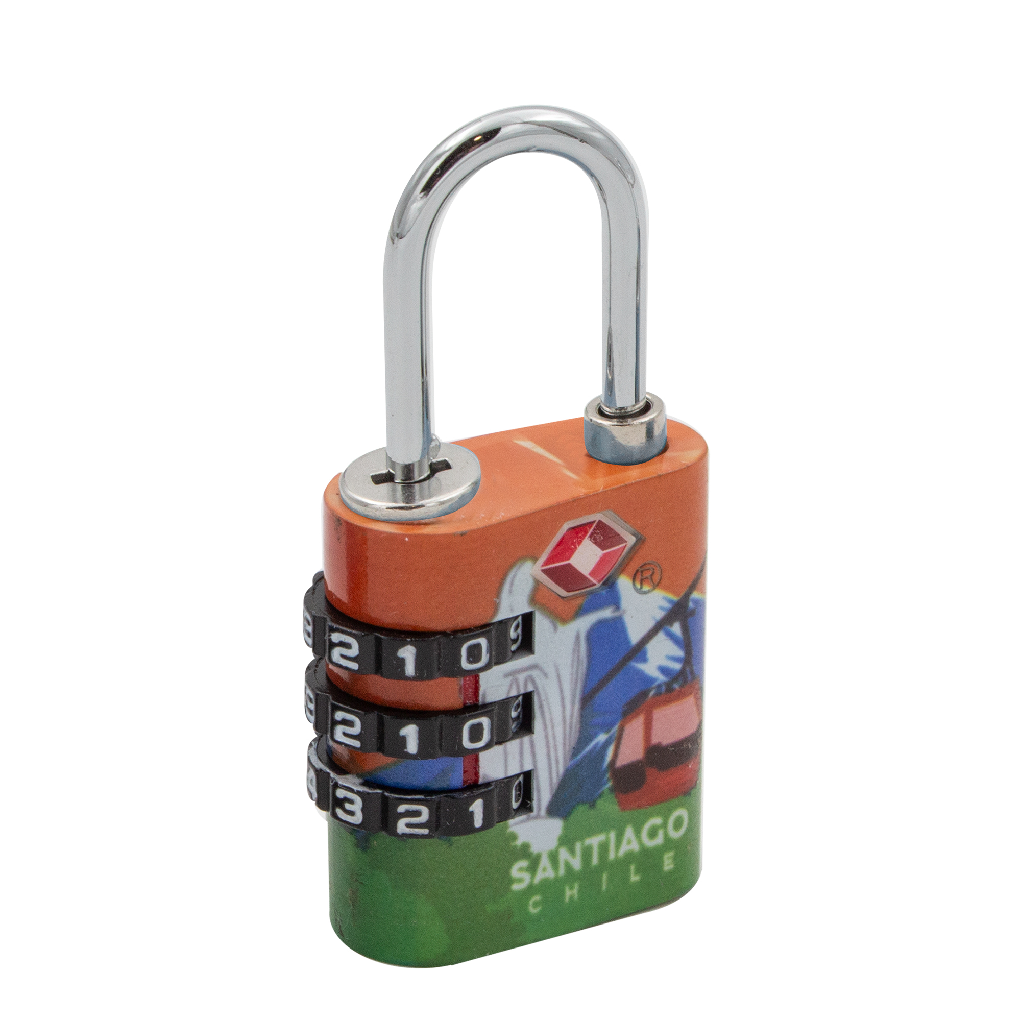 CANDADO ODIS TSA VIAJE MALETA 30MM CON CLAVE - SANTIAGO - 2