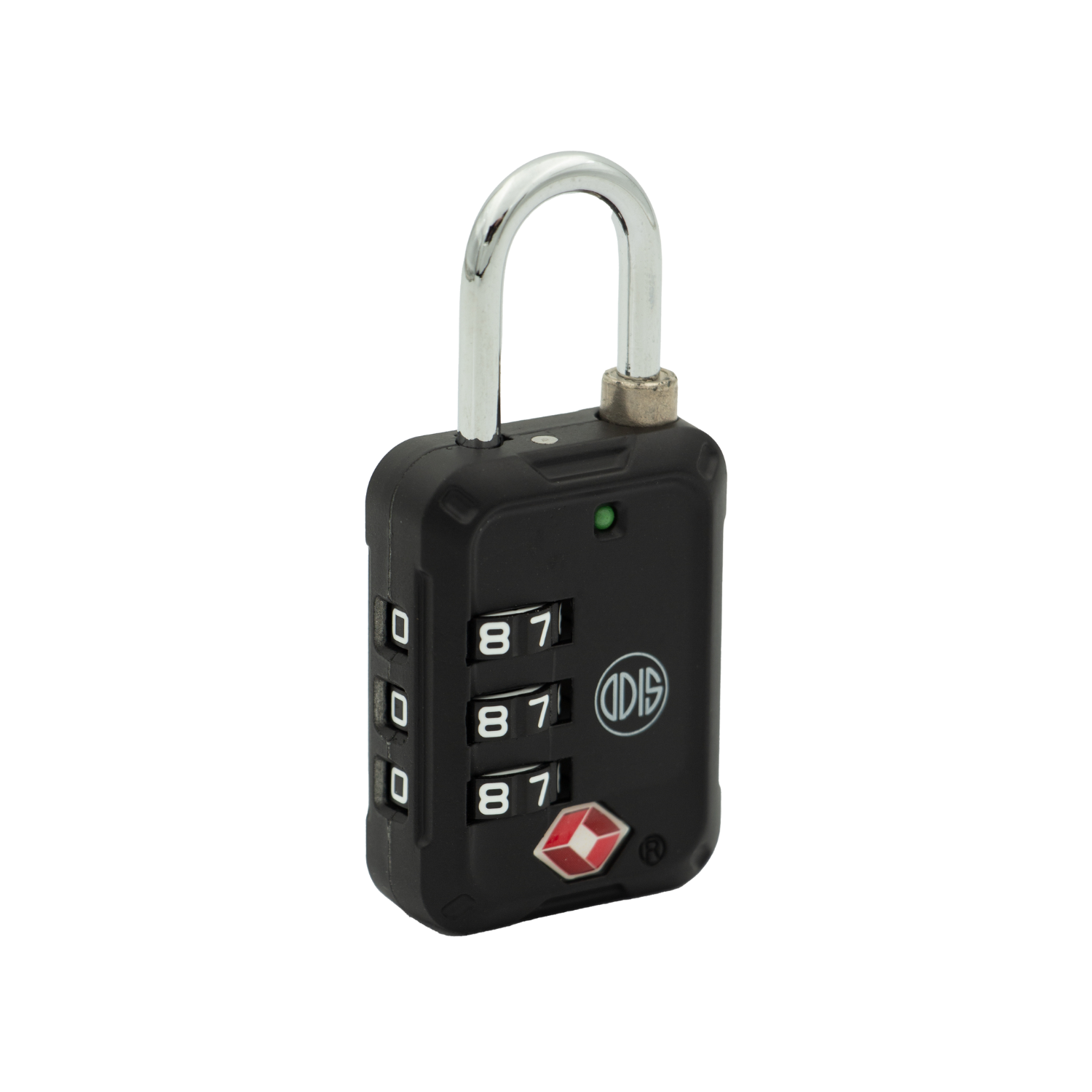 CANDADO ODIS TSA MALETA VIAJE 30MM CON CLAVE - NEGRO - 2