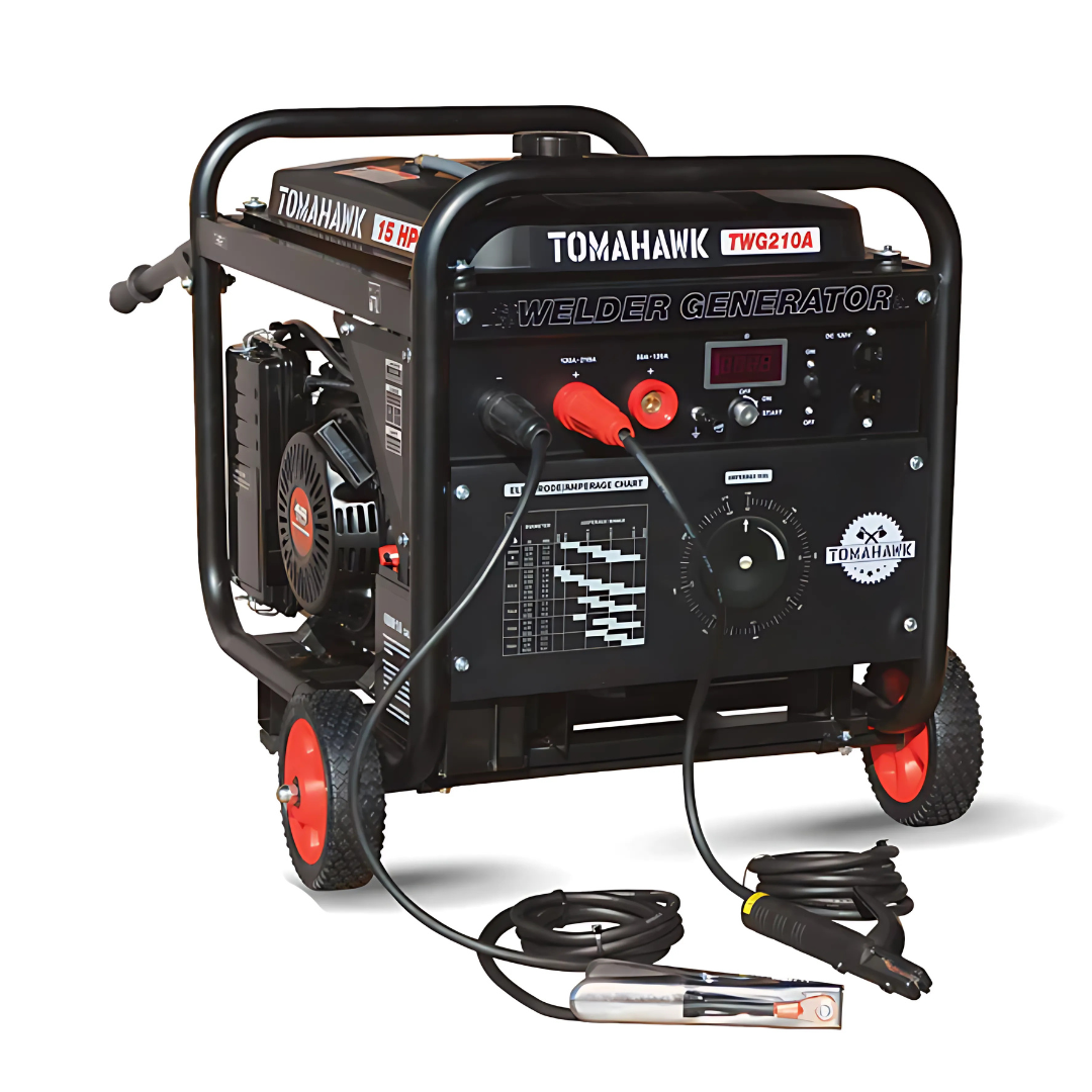 GENERADOR ELÉCTRICO SOLDADOR 15 HP TOMAHAWK 210 AMP - 1