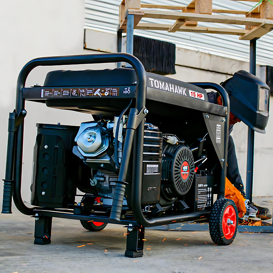 GENERADOR ELÉCTRICO SOLDADOR 15 HP TOMAHAWK 210 AMP - 4