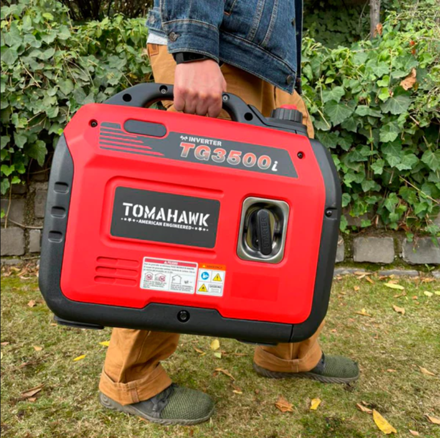 GENERADOR ELE CTRICO INVERTER 3500W TOMAHAWK POWER - 3