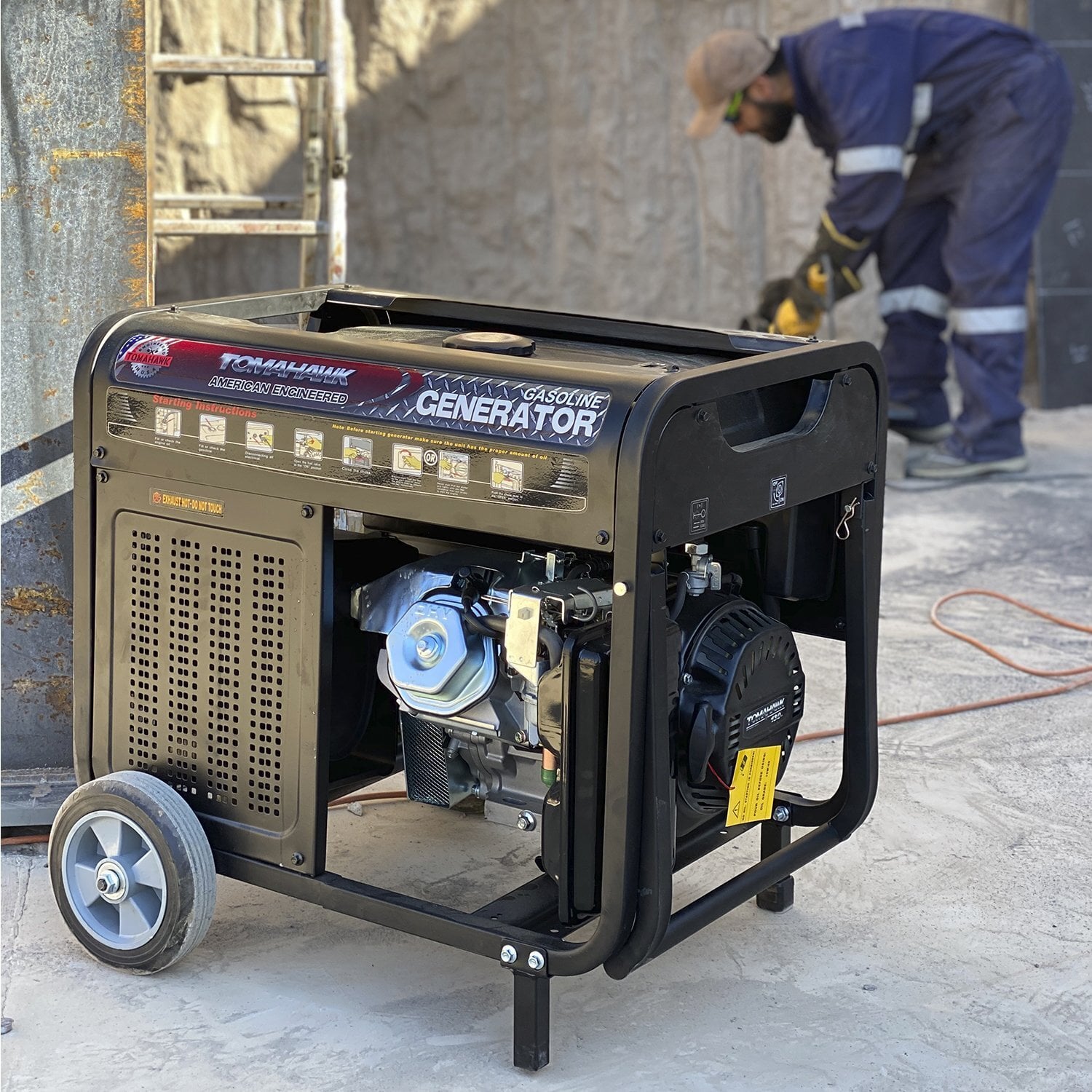 GENERADOR ELÉCTRICO TOMAHAWK POWER TG8000 8000 W - 2