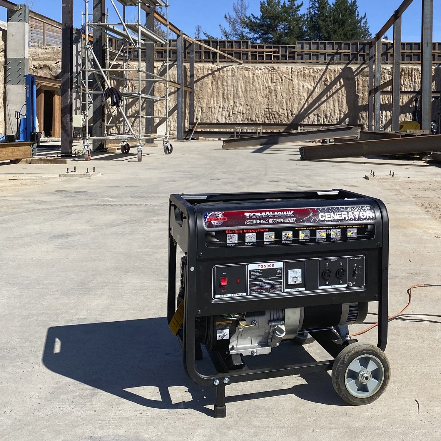 GENERADOR ELÉCTRICO TOMAHAWK POWER TG8000 8000 W - 3