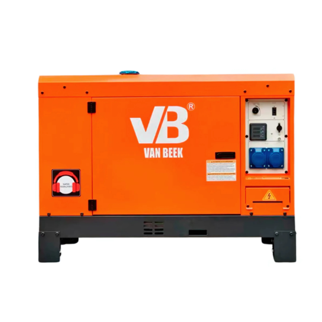 GENERADOR ELÉCTRICO 12000W A DIESEL INSONORIZADO MONOFASICO - 1