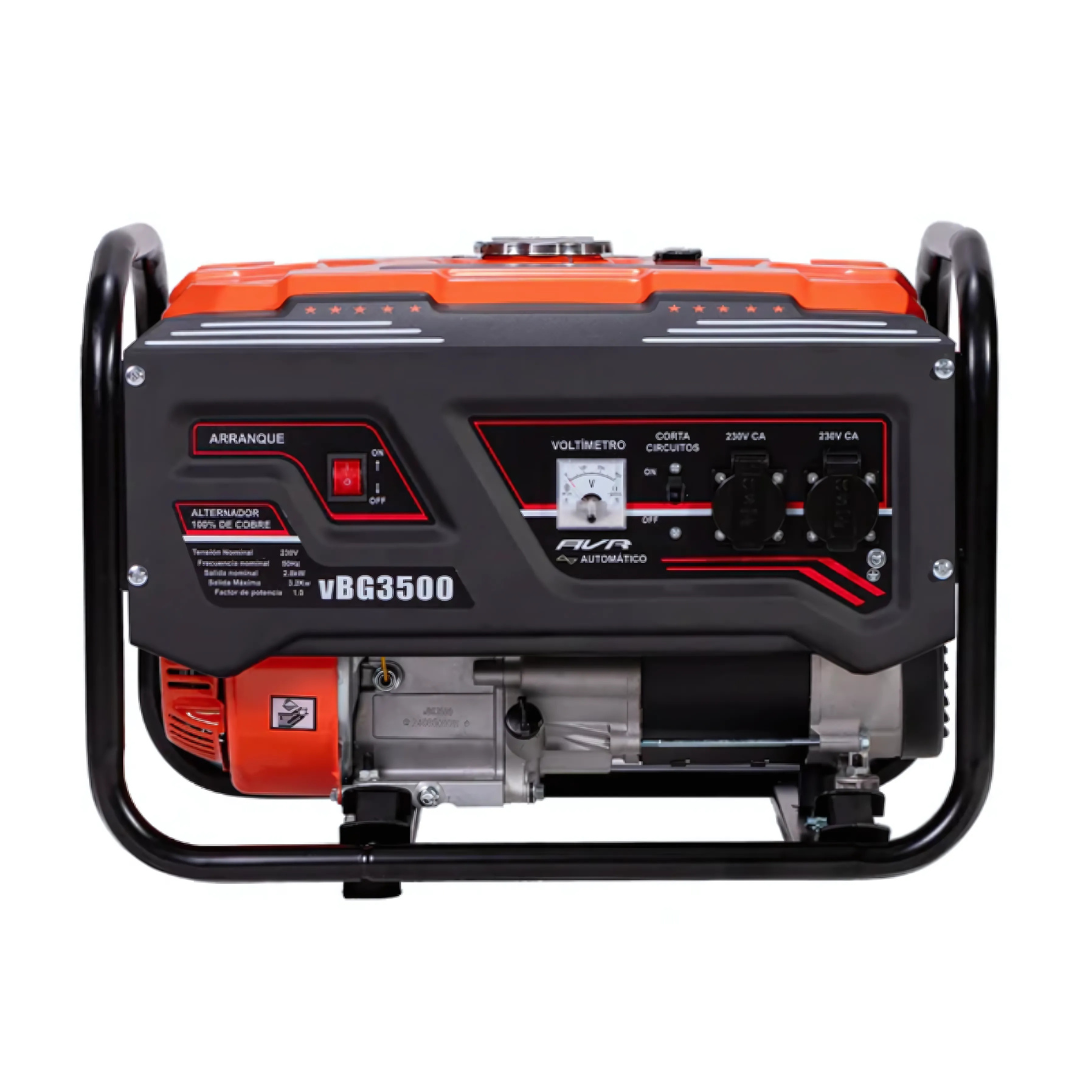 GENERADOR ELÉCTRICO 3200W 12.1 AMP. PARTIDA MANUAL VAN BEEK - 1