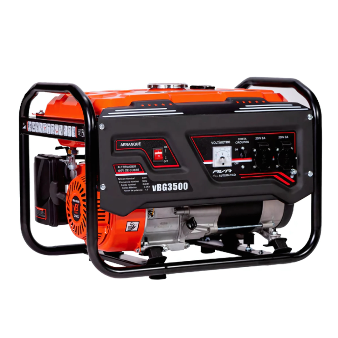 GENERADOR ELÉCTRICO 3200W 12.1 AMP. PARTIDA MANUAL VAN BEEK - 3