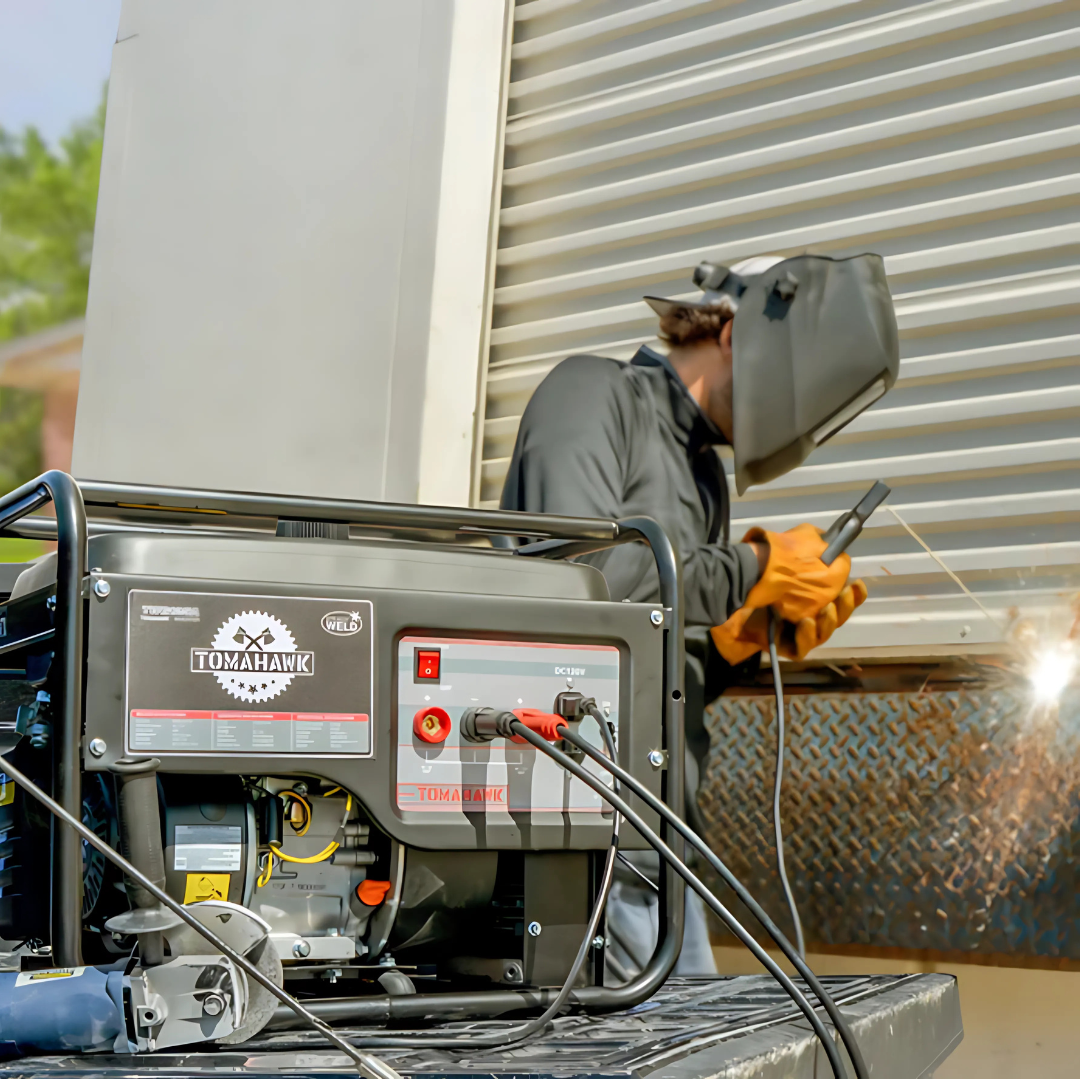 GENERADOR ELÉCTRICO SOLDADOR 7 HP TOMAHAWK 120 AMP - 3