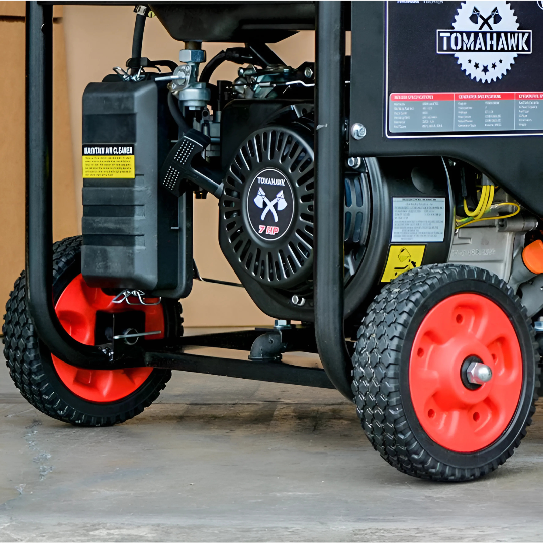 GENERADOR ELÉCTRICO SOLDADOR 7 HP TOMAHAWK 120 AMP - 4