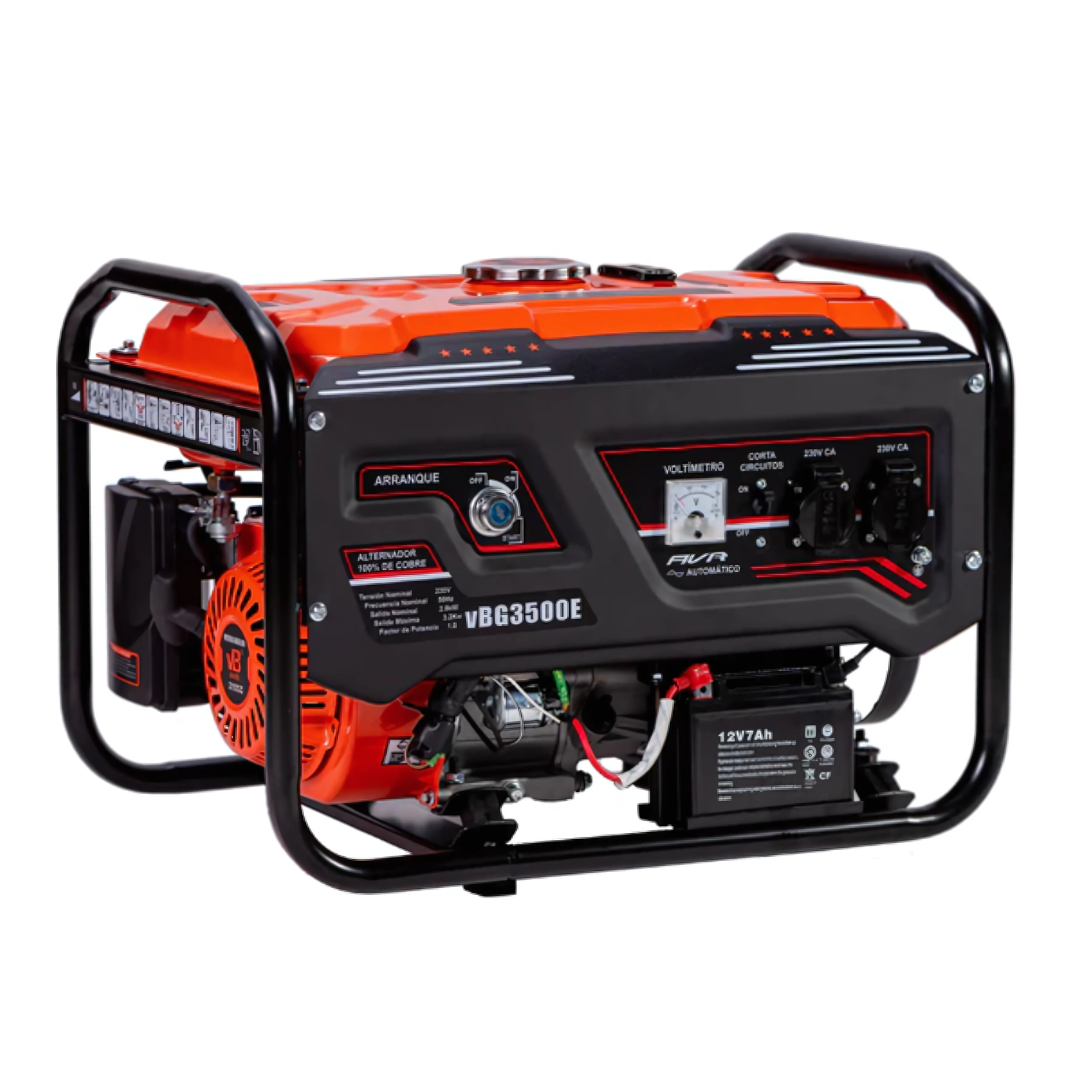 GENERADOR ELÉCTRICO 3200W 12.1 AMP. PARTIDA ELECTRICA VAN BEEK - 3