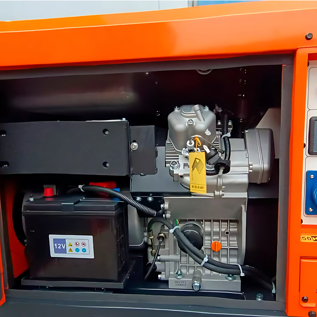 GENERADOR ELÉCTRICO 12000W A DIESEL INSONORIZADO MONOFASICO AUTOMÁTICO - 10