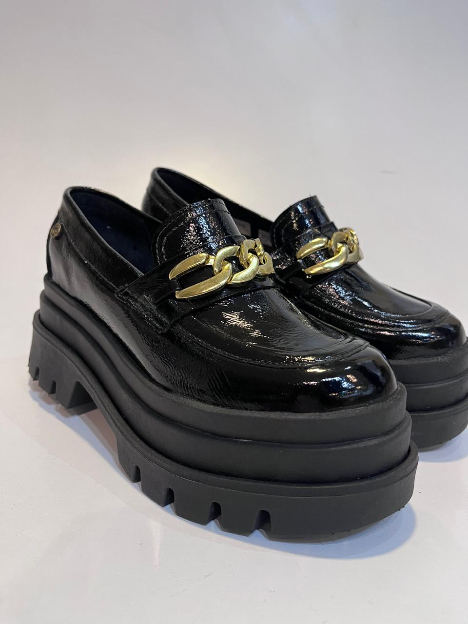 MOCASÍN MARCELLA NEGRO EXOTICA - 1