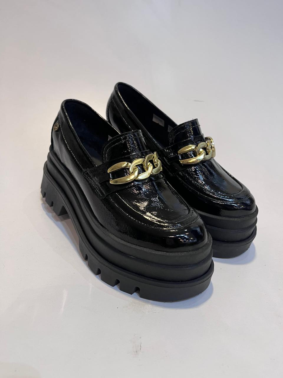 MOCASÍN MARCELLA NEGRO EXOTICA - 2